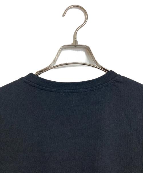 A.P.C.（アーペーセー）A.P.C. (アーペーセー) HOMME S/S TEE 半袖カットソー　Tシャツ　Tee  ロゴ刺繍　日本製 ブラック サイズ:Sの古着・服飾アイテム