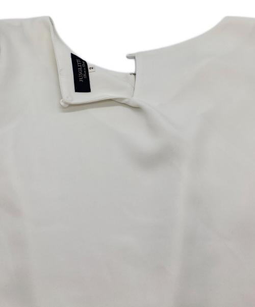 JUSGLITTY（ジャスグリッティー）JUSGLITTY (ジャスグリッティー) デザインスリーブ配色セットアップ ホワイト サイズ:2の古着・服飾アイテム