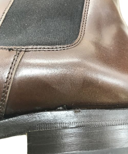 berwick（バーウィック）berwick (バーウィック) サイドゴアブーツ ブラウン サイズ:8 1/2の古着・服飾アイテム