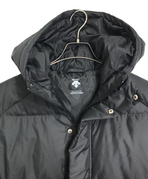 DESCENTE（デサント）DESCENTE (デサント) フード付スーパーロングダウンコート　アウター　スポーツ　アウトドア ブラック サイズ:Sの古着・服飾アイテム