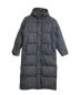 DESCENTE（デサント）の古着「フード付スーパーロングダウンコート　アウター　スポーツ　アウトドア」｜ブラック