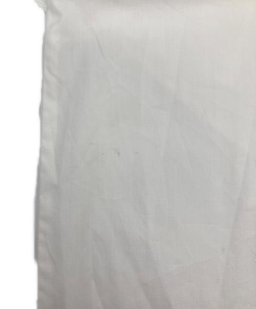 OHGA（オオガ）OHGA (オオガ) ビッグカラーノースリーブブラウス　セレモニー　日本製 ホワイト サイズ:Freeの古着・服飾アイテム