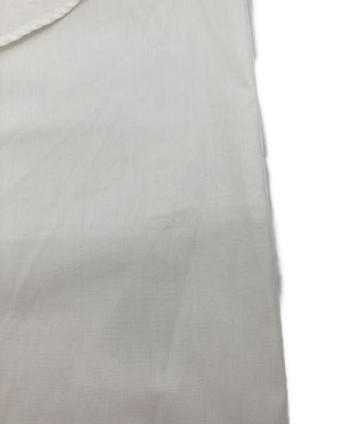 OHGA（オオガ）OHGA (オオガ) ビッグカラーノースリーブブラウス　セレモニー　日本製 ホワイト サイズ:Freeの古着・服飾アイテム