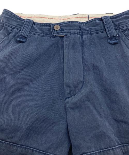 POLO RALPH LAUREN（ポロ・ラルフローレン）POLO RALPH LAUREN (ポロ・ラルフローレン) 6ポケットハーフパンツ ショートカーゴパンツ ジップフライ　ポニー刺繍 ネイビー サイズ:28の古着・服飾アイテム