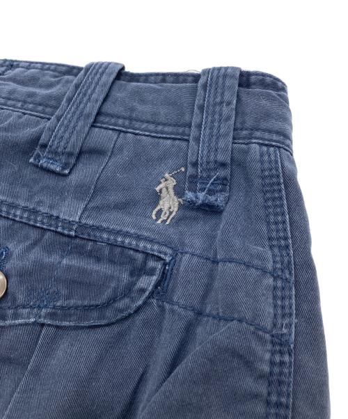 POLO RALPH LAUREN（ポロ・ラルフローレン）POLO RALPH LAUREN (ポロ・ラルフローレン) 6ポケットハーフパンツ ショートカーゴパンツ ジップフライ　ポニー刺繍 ネイビー サイズ:28の古着・服飾アイテム
