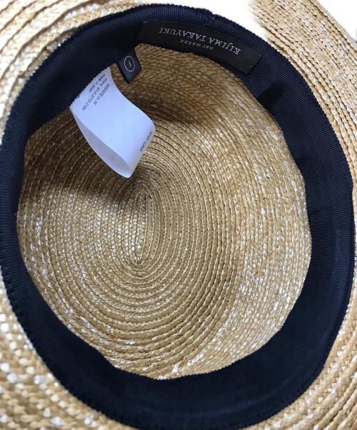 kijima takayuki（キジマタカユキ）KIJIMA TAKAYUKI (キジマタカユキ) ストローハット ベージュの古着・服飾アイテム