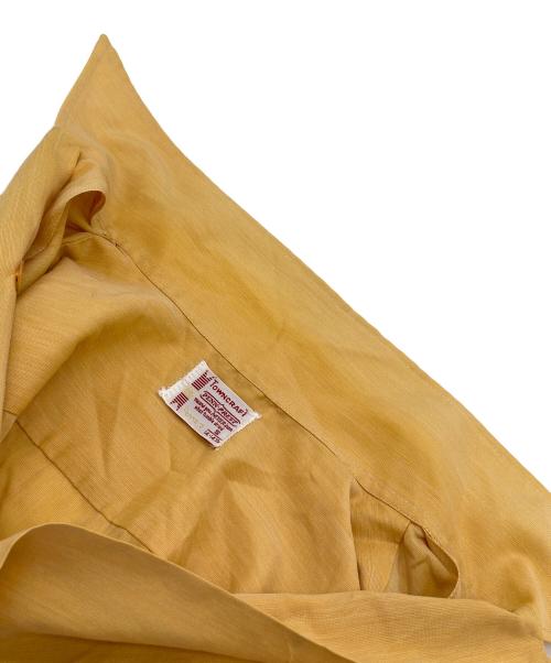 TOWN CRAFT（タウンクラフト）TOWN CRAFT (タウンクラフト) 60’S～70’S半袖ボックスシャツ PENN-PRESTタグ　６０年代　70年代 イエロー サイズ:Sの古着・服飾アイテム