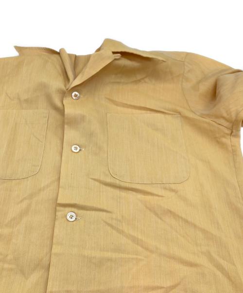 TOWN CRAFT（タウンクラフト）TOWN CRAFT (タウンクラフト) 60’S～70’S半袖ボックスシャツ PENN-PRESTタグ　６０年代　70年代 イエロー サイズ:Sの古着・服飾アイテム