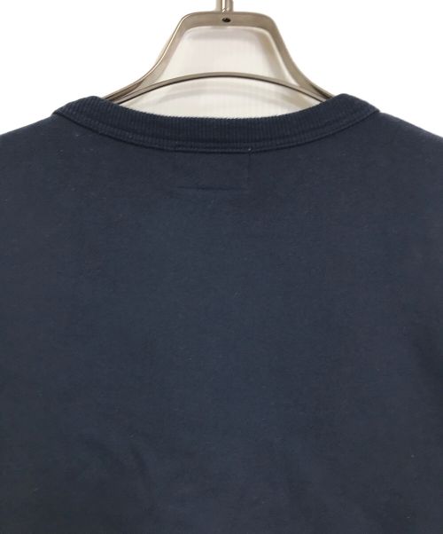 The Blurred CLOTHING（ブラードクロージング）The Blurred CLOTHING (ブラードクロージング) ショート丈ロゴスウェット　コンパクトスウェット　日本製 ネイビー サイズ:38の古着・服飾アイテム