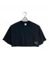 COVERT（コヴェルト）の古着「COVERTクロップドTシャツ　半袖カットソー　Tシャツ　Tee   アパルトモン取扱　イタリア製」｜ブラック