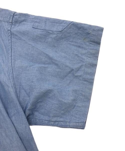 HYKE（ハイク）HYKE (ハイク) デザインシャツワンピース シャンブレー ワンピース ブルー サイズ:1の古着・服飾アイテム