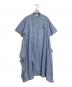 HYKE（ハイク）の古着「デザインシャツワンピース シャンブレー ワンピース」｜ブルー