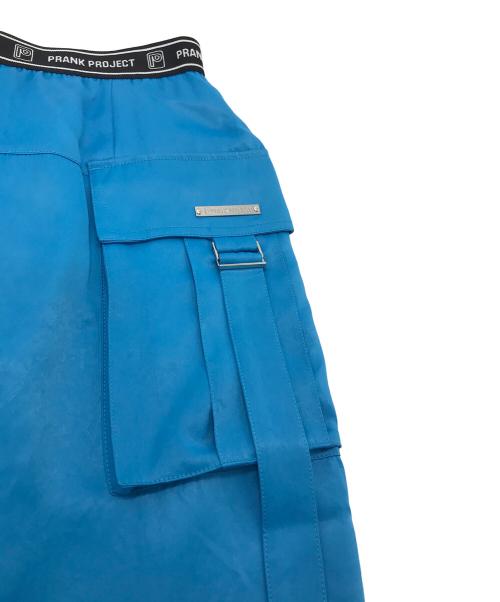 PRANK PROJECT（プランクプロジェクト）PRANK PROJECT (プランクプロジェクト) Satin Cargo Skirt/サテンカーゴスカート ブルー サイズ:FREEの古着・服飾アイテム