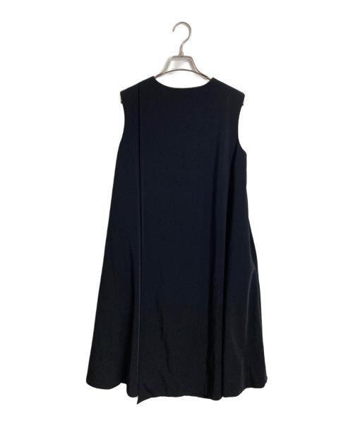 ENFOLD（エンフォルド）ENFOLD (エンフォルド) ノースリーブワンピース ブラック サイズ:36の古着・服飾アイテム