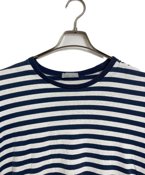 COMME des GARCONS HOMME（コムデギャルソン オム）COMME des GARCONS HOMME (コムデギャルソン オム) 【古着】90’SボーダーTシャツ　半袖カットソー　Tシャツ　Tee   90年代　田中オム期 ネイビー×ホワイト サイズ:実寸参照の古着・服飾アイテム