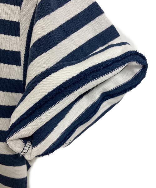 COMME des GARCONS HOMME（コムデギャルソン オム）COMME des GARCONS HOMME (コムデギャルソン オム) 【古着】90’SボーダーTシャツ　半袖カットソー　Tシャツ　Tee   90年代　田中オム期 ネイビー×ホワイト サイズ:実寸参照の古着・服飾アイテム