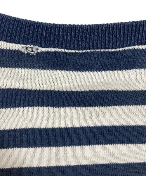 COMME des GARCONS HOMME（コムデギャルソン オム）COMME des GARCONS HOMME (コムデギャルソン オム) 【古着】90’SボーダーTシャツ　半袖カットソー　Tシャツ　Tee   90年代　田中オム期 ネイビー×ホワイト サイズ:実寸参照の古着・服飾アイテム