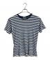 COMME des GARCONS HOMME（コムデギャルソン オム）の古着「【古着】90’SボーダーTシャツ　半袖カットソー　Tシャツ　Tee   90年代　田中オム期」｜ネイビー×ホワイト