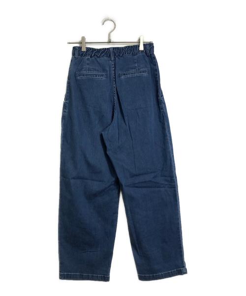 CYAN TOKYO（シアン トーキョー）CYAN TOKYO (シアン トーキョー) サイドタックカーブワイドデニム インディゴ サイズ:38の古着・服飾アイテム