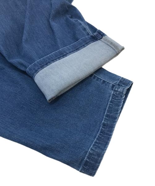 CYAN TOKYO（シアン トーキョー）CYAN TOKYO (シアン トーキョー) サイドタックカーブワイドデニム インディゴ サイズ:38の古着・服飾アイテム