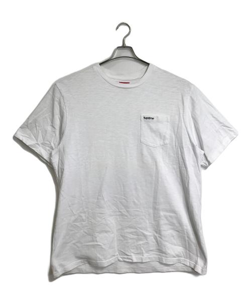 SUPREME（シュプリーム）SUPREME (シュプリーム) ポケットTシャツ 24SS S/S Pocket Tee  半袖カットソー ホワイト サイズ:XLの古着・服飾アイテム
