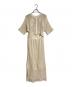 willfully（ウィルフリー）の古着「オープンロングカフス ワンピース」｜ベージュ