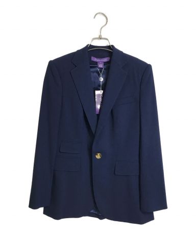 N-262 ラルフローレンパープルレーベル　コットンシルクブルゾン　M 美品 ラルフ ローレン パープル レーベル(RALPH LAUREN PURPLE LABEL