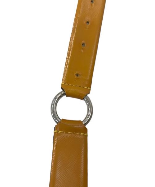 DOLCE & GABBANA（ドルチェ＆ガッバーナ）DOLCE & GABBANA (ドルチェ＆ガッバーナ) ロゴベルト イエロー サイズ:実寸参照の古着・服飾アイテム