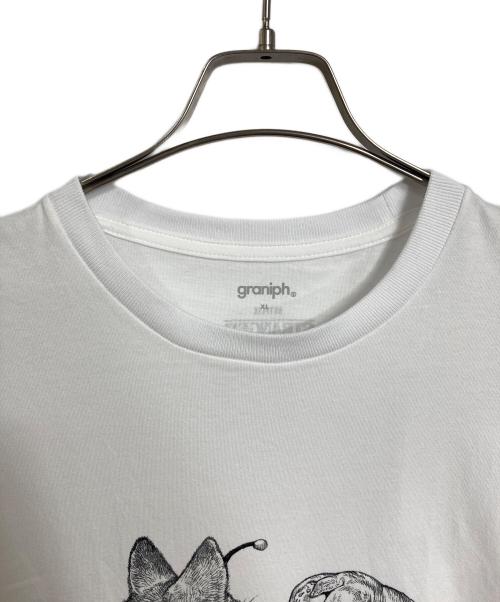 graniph（グラニフ）graniph STRANGER THINGS ヒグチユウコ (ヒグチユウコ) graniph (グラニフ) STRANGER THINGS drawn by ヒグチユウコ Netflix ホワイト　白 ホワイト サイズ:XL 未使用品の古着・服飾アイテム