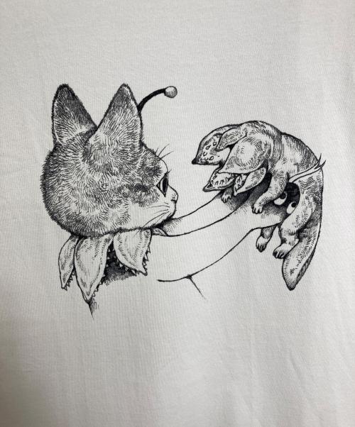 graniph（グラニフ）graniph STRANGER THINGS ヒグチユウコ (ヒグチユウコ) graniph (グラニフ) STRANGER THINGS drawn by ヒグチユウコ Netflix ホワイト　白 ホワイト サイズ:XL 未使用品の古着・服飾アイテム