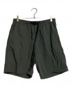 GRAMICCI×LOWERCASEグラミチ×ロウワーケース）の古着「NYLON LOOSE SHORT ナイロンパンツ　ハーフパンツ」｜グリーン