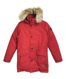 QUARTZ×JOURNAL STANDARD（クオーツ×ジャーナルスタンダード）の古着「別注ダウンジャケット　ダウンコート　アウター　カナダ製」｜レッド