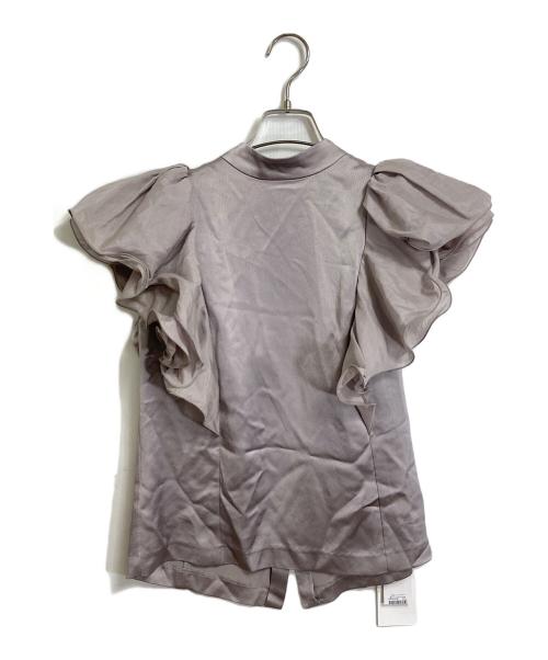 FRAY ID（フレイ アイディー）FRAY ID (フレイ アイディー) ラッフルスリーブブラウス ピンク サイズ:1の古着・服飾アイテム