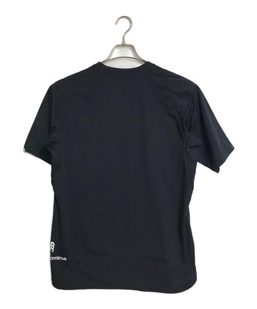 Canterbury（カンタベリー）CANTERBURY (カンタベリー) nonnative (ノンネイティブ) halfTen TRAINER PULLOVER ハーフテントレイナープルオーバー　ハーフスリーブカットソー　Tシャツ　半袖　スポーツ　日本製 ブラックの古着・服飾アイテム