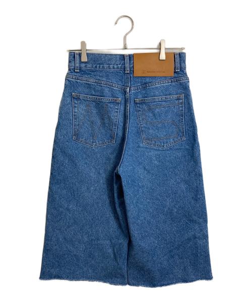 MAISON SPECIAL（メゾンスペシャル）MAISON SPECIAL (メゾンスペシャル) デニムハーフパンツ インディゴ サイズ:Mの古着・服飾アイテム