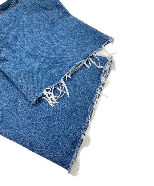 MAISON SPECIAL（メゾンスペシャル）MAISON SPECIAL (メゾンスペシャル) デニムハーフパンツ インディゴ サイズ:Mの古着・服飾アイテム