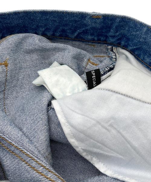 MAISON SPECIAL（メゾンスペシャル）MAISON SPECIAL (メゾンスペシャル) デニムハーフパンツ インディゴ サイズ:Mの古着・服飾アイテム