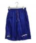 asics（アシックス）の古着「フレイムデザインハーフパンツ　1998年フランス大会 日本代表 炎モデル　スポーツ」｜ブルー