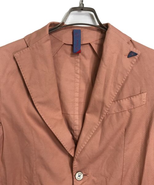 Orazio（オラッツィオ）Orazio (オラッツィオ) リネンコットンテーラードジャケット ピンク サイズ:46の古着・服飾アイテム
