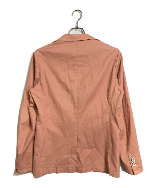 Orazio（オラッツィオ）Orazio (オラッツィオ) リネンコットンテーラードジャケット ピンク サイズ:46の古着・服飾アイテム