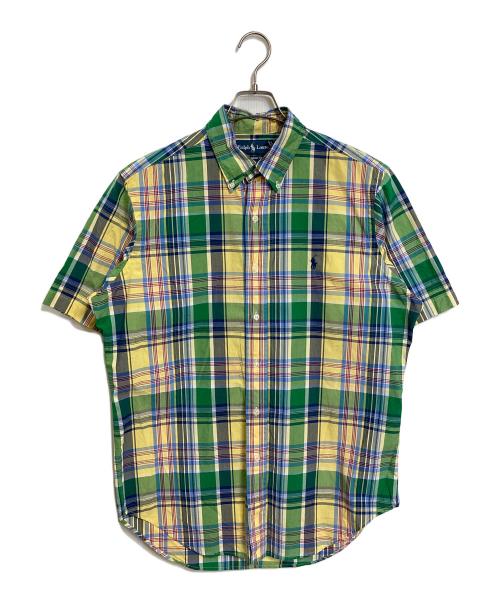 RALPH LAUREN（ラルフローレン）RALPH LAUREN (ラルフローレン) 【古着】半袖BDチェックシャツ　半袖シャツ　classic fit グリーン サイズ: Mの古着・服飾アイテム