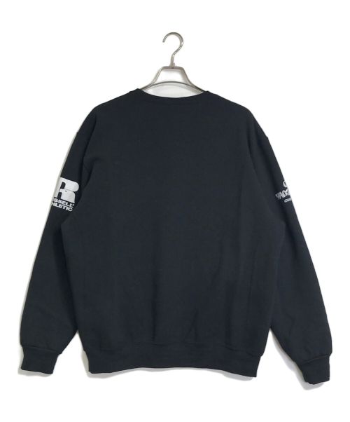 RUSSELL ATHLETIC（ラッセルアスレチック）RUSSELL ATHLETIC (ラッセルアスレチック) GARY YAMAMOTO (ゲーリーヤマモト) スウェット Multi Logo Print'Dri-Power Crew Shirt ブラック サイズ:XLの古着・服飾アイテム