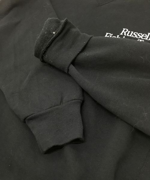 RUSSELL ATHLETIC（ラッセルアスレチック）RUSSELL ATHLETIC (ラッセルアスレチック) GARY YAMAMOTO (ゲーリーヤマモト) スウェット Multi Logo Print'Dri-Power Crew Shirt ブラック サイズ:XLの古着・服飾アイテム
