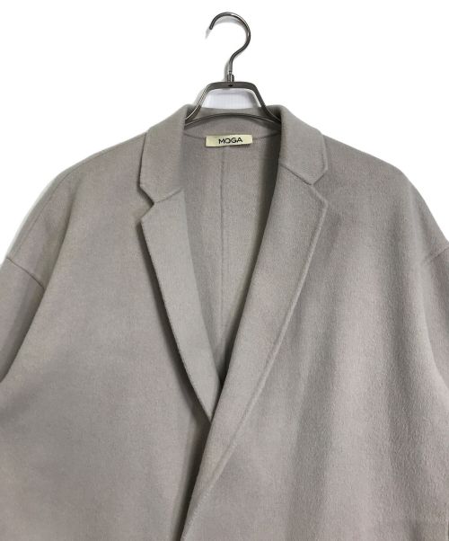 MOGA（モガ）MOGA (モガ) エアーリバーコート アイボリー（グレイッシュベージュ） サイズ:2の古着・服飾アイテム