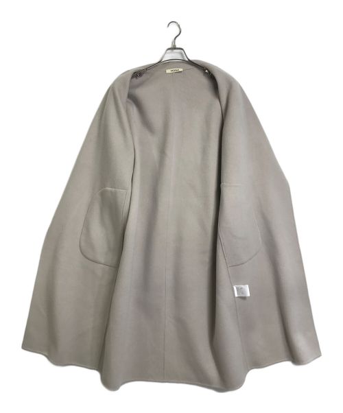 MOGA（モガ）MOGA (モガ) エアーリバーコート アイボリー（グレイッシュベージュ） サイズ:2の古着・服飾アイテム