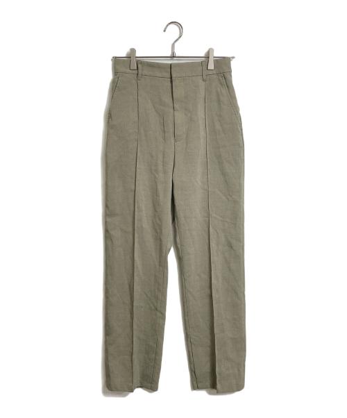 JOURNAL STANDARD relume（ジャーナルスタンダード レリューム）JOURNAL STANDARD relume (ジャーナルスタンダード レリューム) アイアスストレッチスリットパンツ オリーブ サイズ:38の古着・服飾アイテム