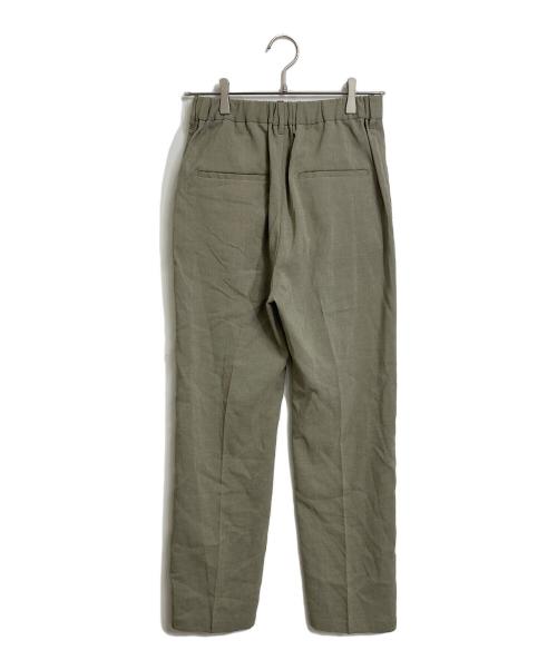 JOURNAL STANDARD relume（ジャーナルスタンダード レリューム）JOURNAL STANDARD relume (ジャーナルスタンダード レリューム) アイアスストレッチスリットパンツ オリーブ サイズ:38の古着・服飾アイテム
