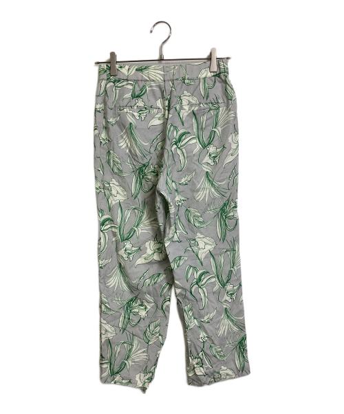 TOMORROW LAND（トゥモローランド）TOMORROW LAND (トゥモローランド) ヘメロカリスプリント ストレートパンツ グリーン サイズ:34の古着・服飾アイテム
