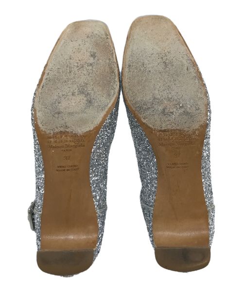 Martin Margiela22（マルタン・マルジェラ22）Martin Margiela22 (マルタン・マルジェラ22) メリージェーンヒールパンプス シルバー サイズ:37の古着・服飾アイテム