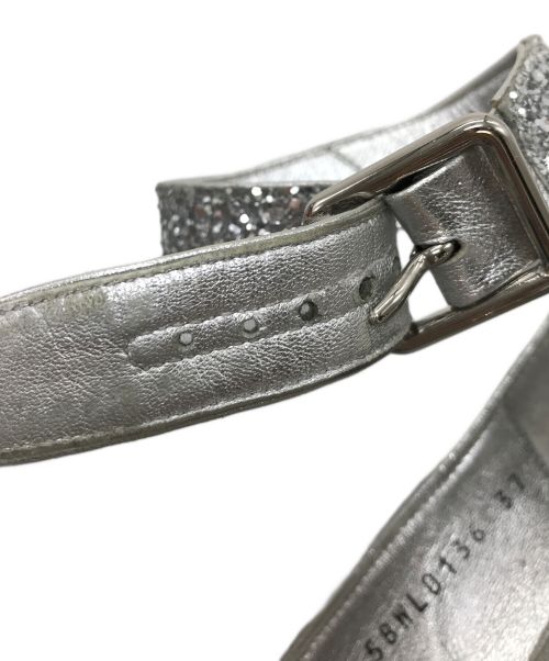 Martin Margiela22（マルタン・マルジェラ22）Martin Margiela22 (マルタン・マルジェラ22) メリージェーンヒールパンプス シルバー サイズ:37の古着・服飾アイテム